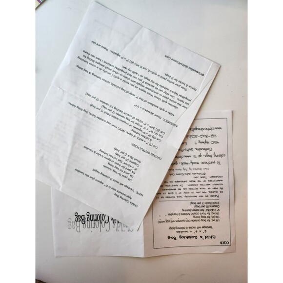 Clothesline Quilts, Quilting Pattern “Child’s Coloring Bag” NEW B19 - Picture 3 of 3